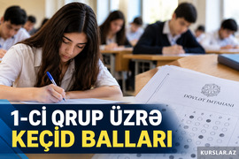 1-ci qrup keçid balları 2026-2027