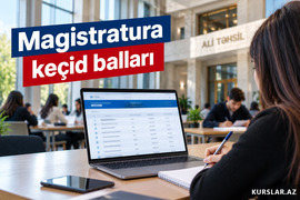 Magistratura üzrə keçid balları 2026-2027