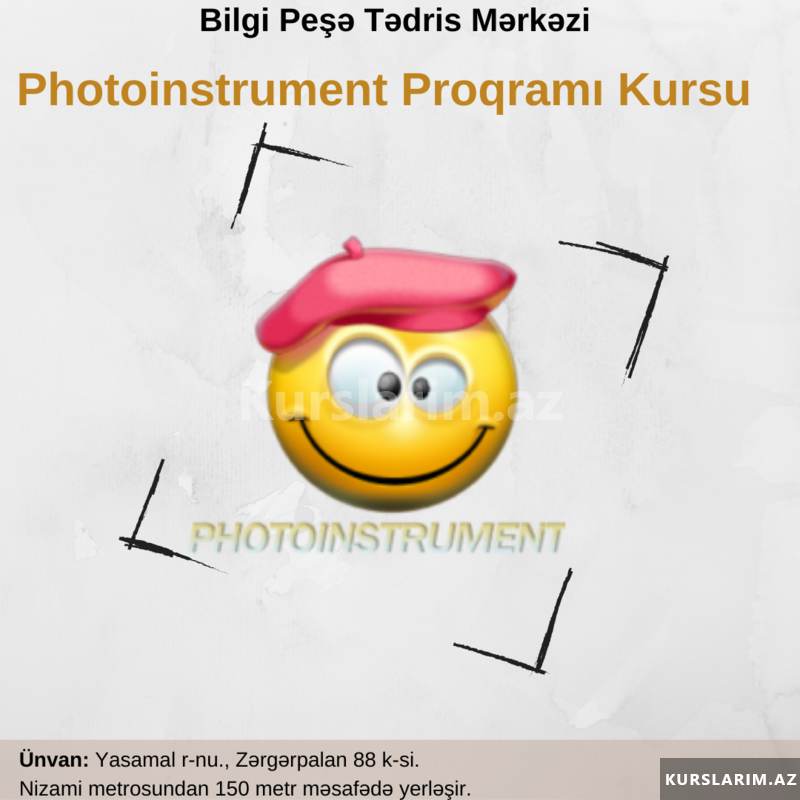 Photoinstrument proqramı kursu