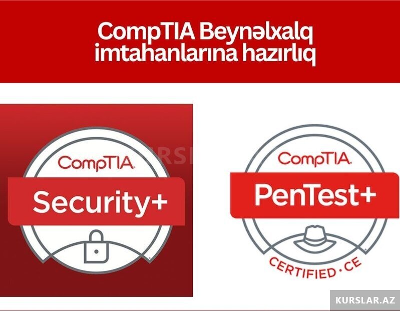 Comptia Security+ və Comptia Pentest+ imtahanlarına hazırlıq