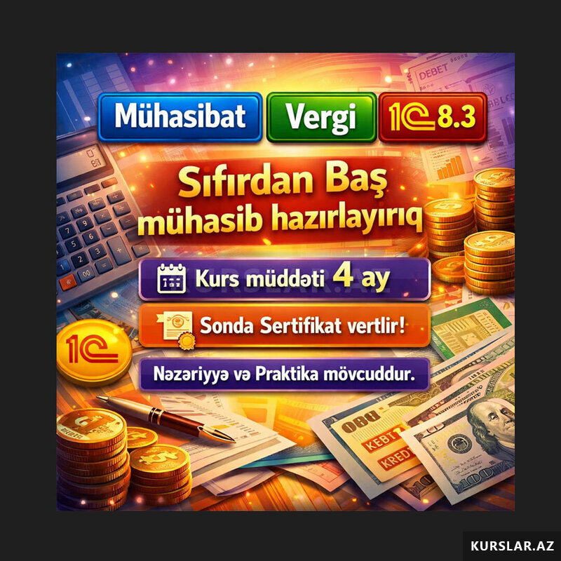 1C Mühasibat Kursları baş mühasib hazırlığı 1C Mühasibat Kursları baş mühasib hazırlığı
