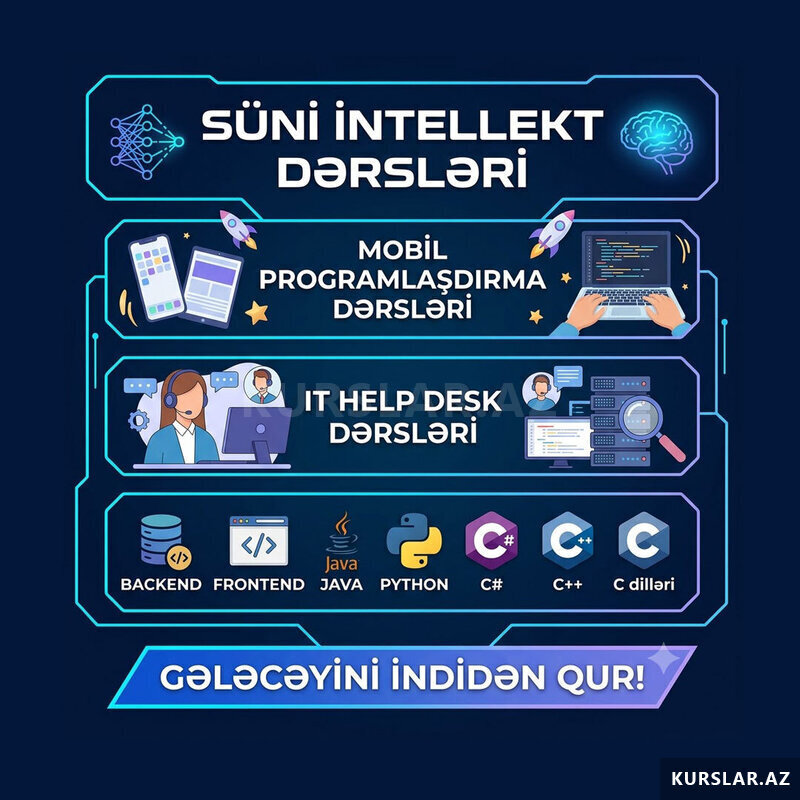 Süni intellekt Ai mobil programlaşdırma C++ Python dərsləri Süni intellekt Ai mobil programlaşdırma C++ Python dərsləri