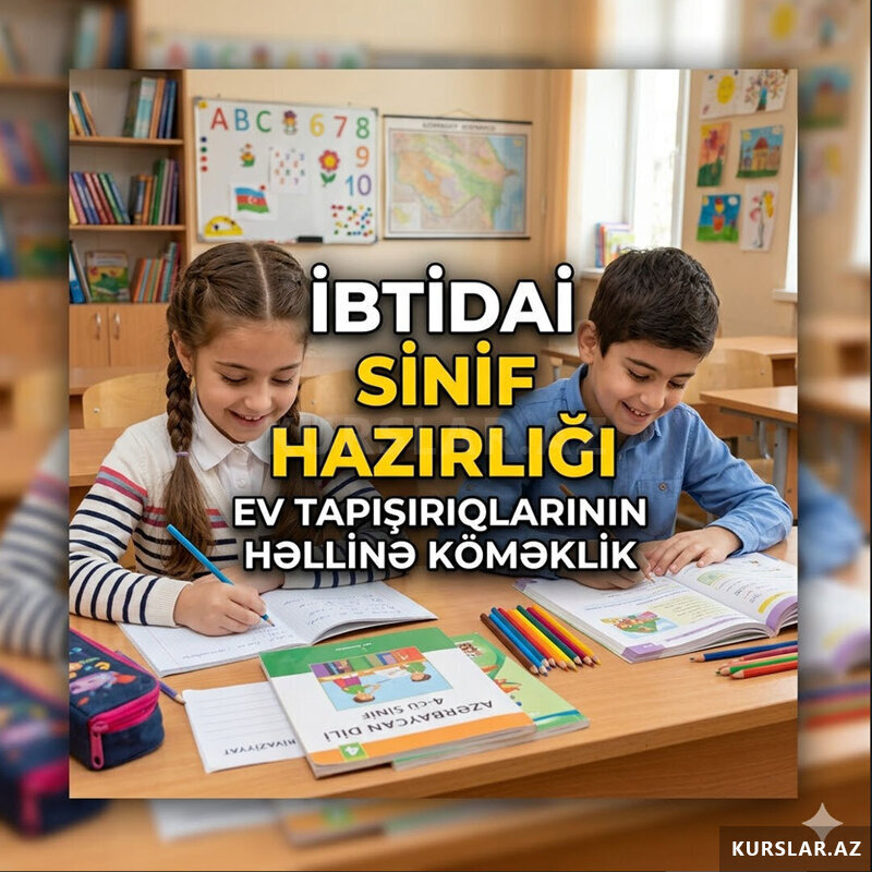 İbtidai sinif hazırlığı ev tapşırıqlarının izahlı həlli İbtidai sinif hazırlığı ev tapşırıqlarının izahlı həlli