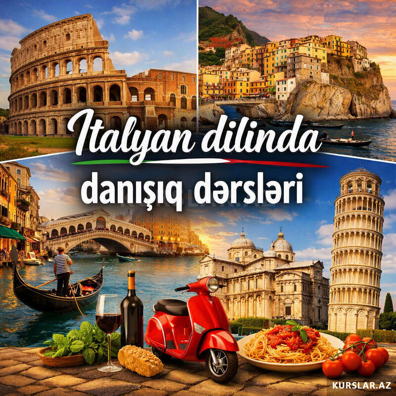 İtalyancanı Danışaraq Praktik öyrədirik İtalyancanı Danışaraq Praktik öyrədirik