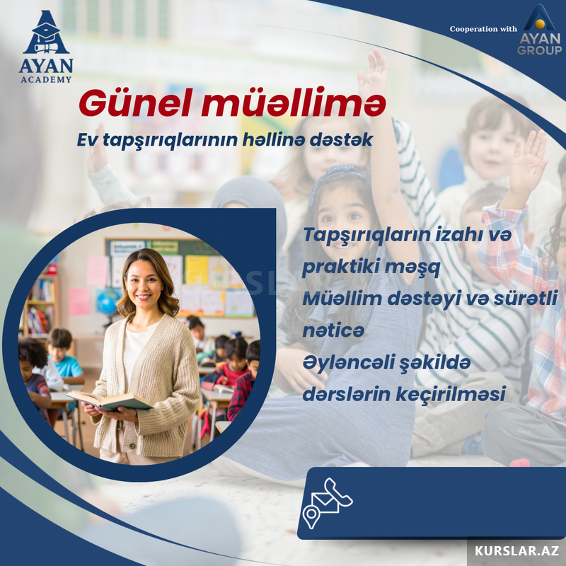 Onlayn Ev tapsırıqlarına dəstək Onlayn Ev tapsırıqlarına dəstək