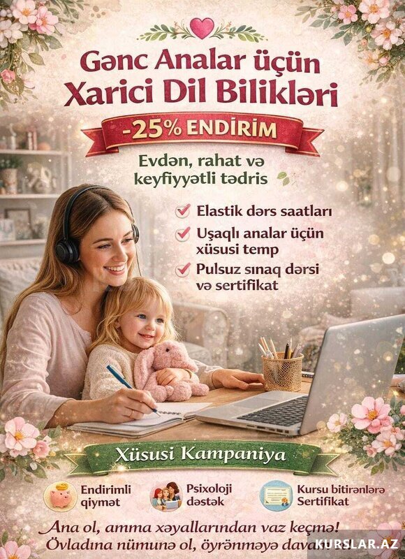 Gənc analar üçün xarici dil Gənc analar üçün xarici dil