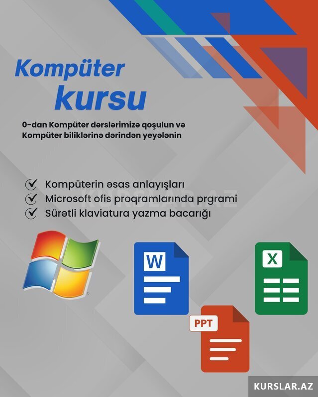 Windows və Microsoft ofis proqramları dərsi Windows və Microsoft ofis proqramları dərsi
