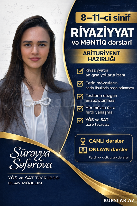 Riyaziyyat və məntiq, Nərimanov rayonu Riyaziyyat və məntiq, Nərimanov rayonu