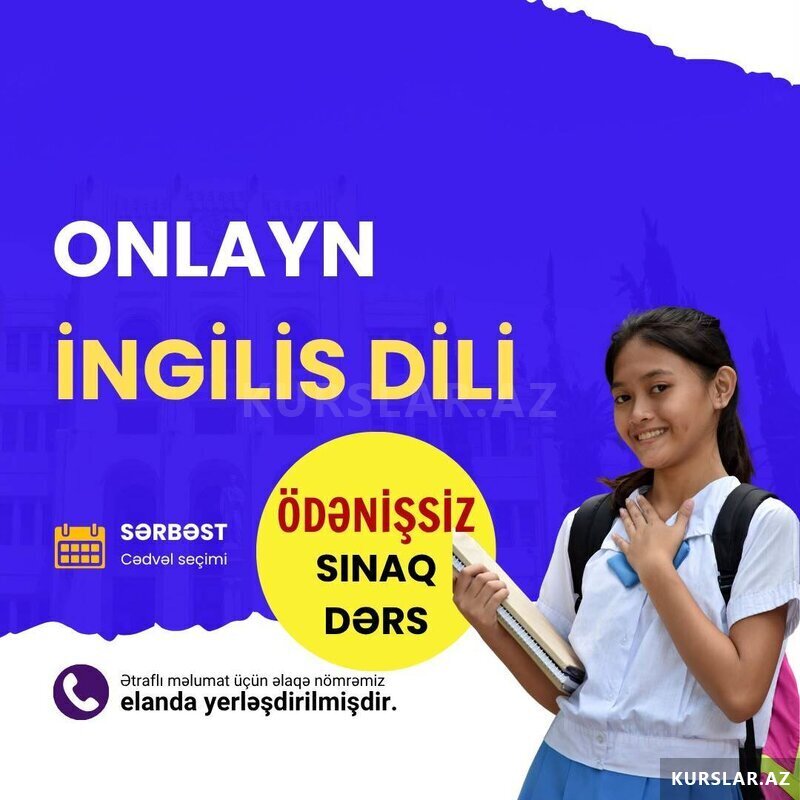 Onlayn İngilis dili dərsləri Onlayn İngilis dili dərsləri