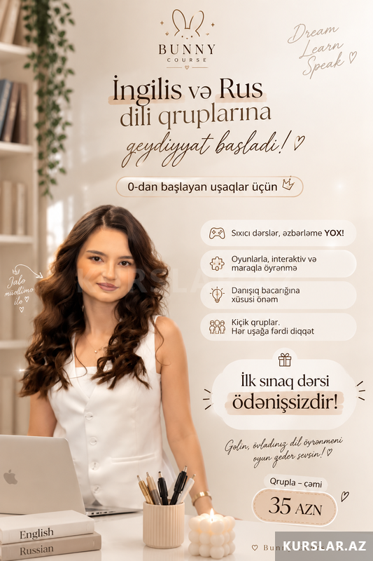 Hem onlayn hem əyani Rus bölməsi üzrə ingilis dili Hem onlayn hem əyani Rus bölməsi üzrə ingilis dili