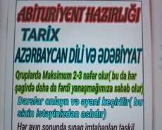 Tarix-Azərbaycan dili-Ədəbiyyat