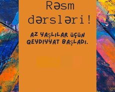 Az yaşlılar üçün rəsm kursu