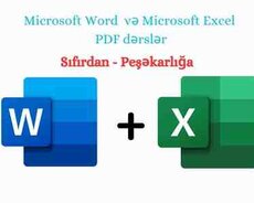 Microsoft WordMicrosoft Excel pdf dərsləri