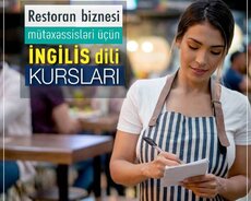 Restoran biznesi mütəxəssisləri üçün "İngilis dili kursları"