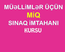Müəllimlərin işə qəbul imtahanlarına hazırlıq