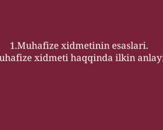 Muhafize xidmeti üzrə telimciyem