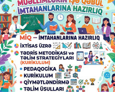 Miq Müəllimlərim işə qəbul imtahanına hazırlıq