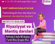 Riyaziyyat və Məntiq dərsləri