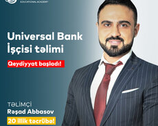 Universal Bank işçisi