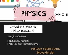 Əyani və onlayn fizika hazırlığı