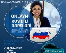 İş adamları, tələbələr üçün Onlayn danışıq Rus dili dərsləri