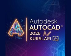 Autocad 2d 3d memarliq mebel və elektrik sahəsi öyrədilir