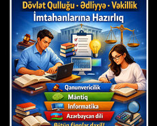 Dövlət qulluğu vəkillik ədliyyə organlarına hazırlıq