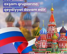 Axşam dərslərimiz: Rus dili üzrə Danışıq klubu