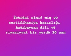 İbtidai sinif müəllimləri üçün