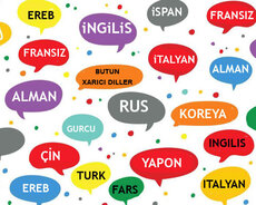 Xarici dil kurslari bütün dillər bir arada