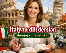 İtalyan dili fərdi dərsləri