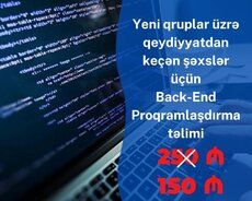 Back End proqramlaşdırma təlimi