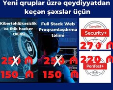 Kibertəhlükəsizlik və Etik haker, Veb Proqramlaşdırma, comptia