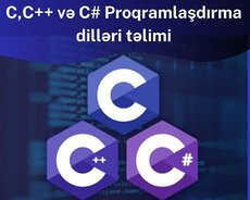 C, c++ və C# Proqramlaşdırma dilləri təlimi