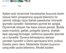 Dırnaq qaynağı tədrisi
