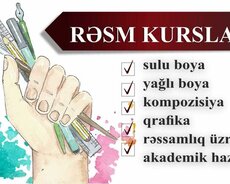 Rəssamlıq kursuna Bayram Endirimi