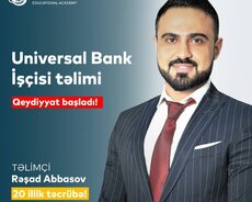 Universal bank işçisi təlimi