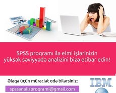 Doktorantura, magistr tədqiqatlarınızın analizlərini SPSS proqramı il