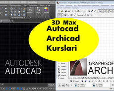 Autocad Archicad 3ds Max kursu professional səviyyədə