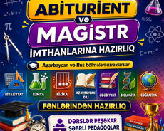Maqistr imtahanlarına hazırlıq Az-rus bölmə
