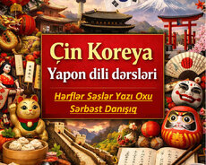 Çin Koreya Yapon dili dərsləri