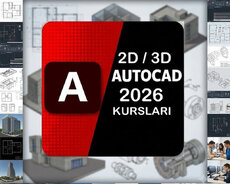 Autocad 2d 3d ilə Dizayn və Layihələndirmə Öyrən