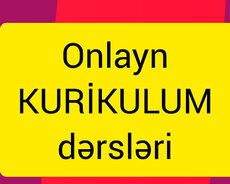 Onlayn Kurikulum Dərsləri
