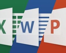 Ms Word, powerpoint, excel
