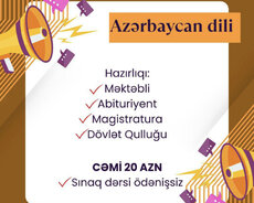 Azərbaycan dili danışiq dərsleri