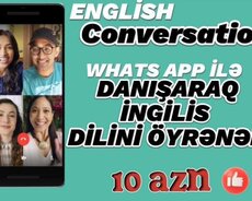 Conversation danışıq dərsi Kanadada təhsil alan müəllim ilə