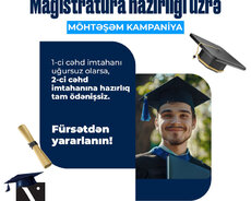 magistiratura üzrə peşəkar müəllimlər tərəfindən hazırlıq