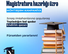 magistiratura üzrə peşəkar müəllimlər tərəfindən dərslər