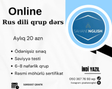 Online danışıq dərsi