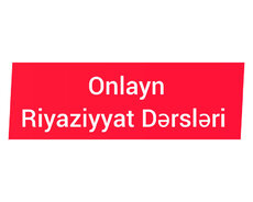 Onlayn Riyaziyyat Dərsləri